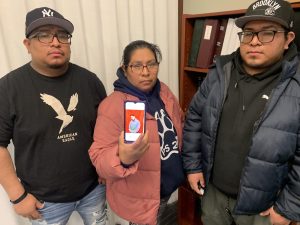 Siblings (from left) Martin, Leonor and Jose Armando Garcia are afraid they will not get justice for their lost brother, Carlos Garcia Ramos, killed in December by a reckless driver. Photo: Gersh Kuntzman