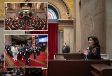 A speech, some pomp and a full house in Albany. Photos: Governor's office