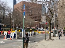 Park Row could reopen to regular cars after two decades of lockdowns. Photo: Kevin Duggan