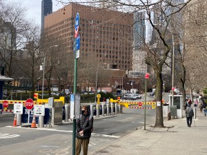 Park Row could reopen to regular cars after two decades of lockdowns. Photo: Kevin Duggan