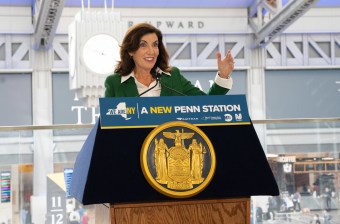 Gov. Hochul has made her disgraced predecessor's Penn Station redevelopment a signature policy — but is it worth it? Photo: Governor Kathy Hochul/Flickr
