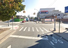 The Morgan Avenue "bike lane" is notoriously dangerous. Photo: Google