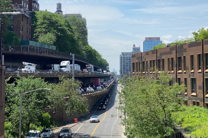 The BQE triple cantilever. Photo: Kevin Duggan