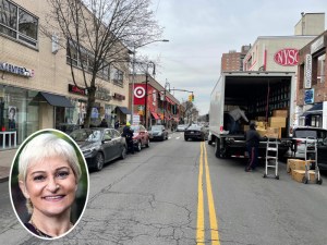 Council Member Lynn Schulman has asked the city to improve Austin Street, where double-parked trucks are common. File photo: Dave Colon